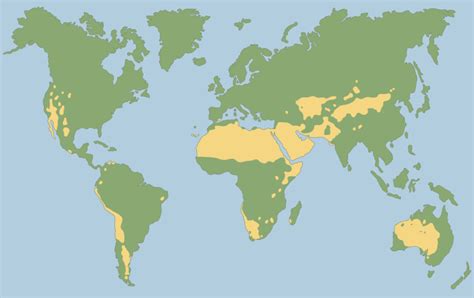 Mapa Dos Desertos - Desertos: características, tipos, localização - Mundo Educação