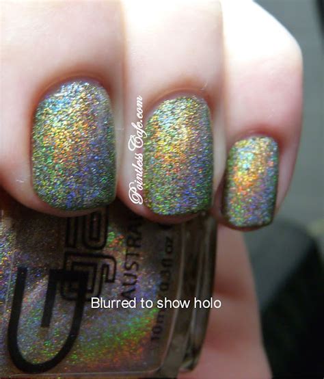 Glitter Gal 3D Holographic Nude Swatches And Review Pointless Cafe