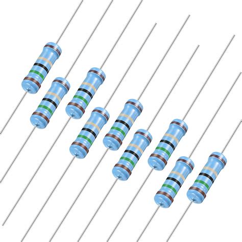 Sourcingmap Resistencias De Pel Cula De Metal Ohm W