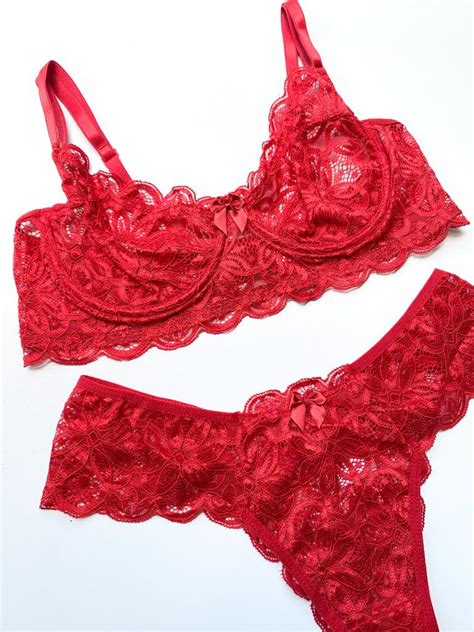 Conjunto Aro Calcinha Rendada Site Exclusivo De Lingerie