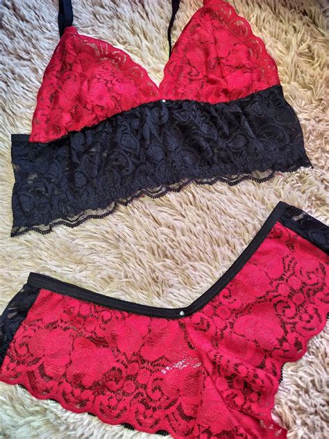 Lingerie Vermelha Lingerie Feminina Nunca Usado Enjoei