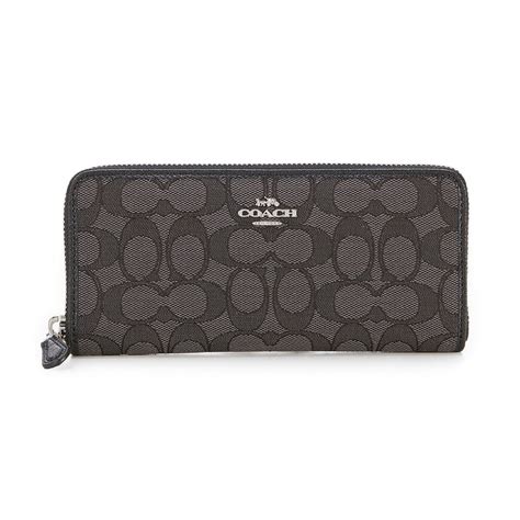 Coach Signature Accordion Zip Wallet IUCN Water