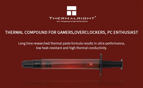 Amazon Thermalright Tfx G Thermal Paste Heat Sink Compound W