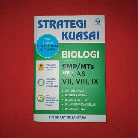 Jual Buku Strategi Kuasai Biologi SMA Kelas 1 2 Dan 3 Di Lapak DINARA