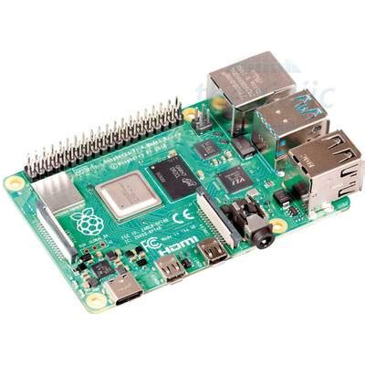 Raspberry Pi 4 Model B 8GB, BCM2711B0, 1.5GHz Quad-Core 64-bit Arm ...