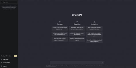 Chatgpt Outage Chatgpt Back Online After A Long Outage Chat History