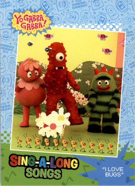 2012 Press Pass Yo Gabba Gabba 68 Sing A Long Songs I Love Bugs Nm Mt