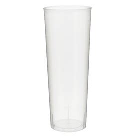 Vaso Tubo Reutilizable Irrompible Pp Transparente Ml Uds