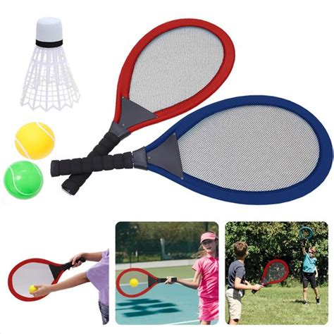 Cheqo Xl Tennisset Tennis Set Badminton Beachball Delig