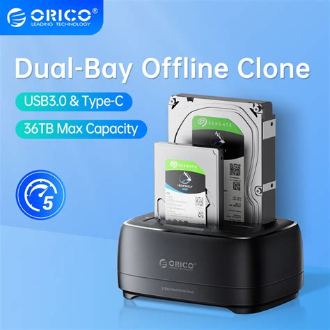 Orico Dual Bay Hdd Docking Station With Offline Clone Sata