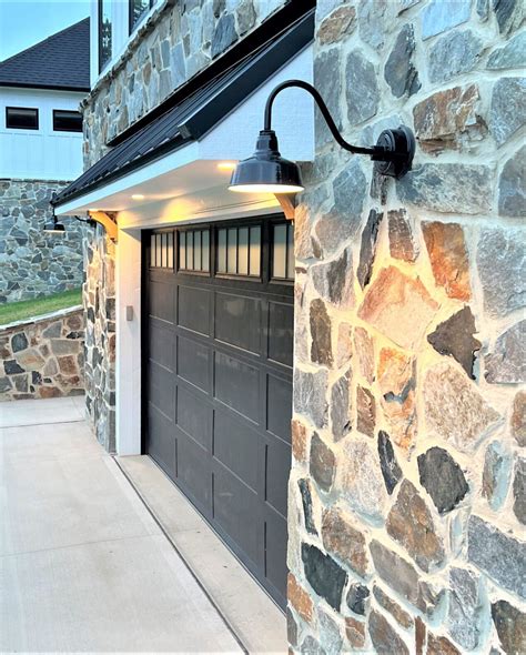 barn lights accentuate modern farmhouse vibe   build