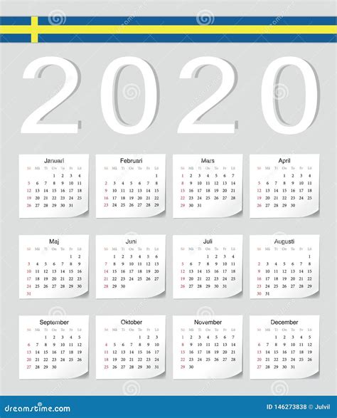 Swedish Calendar