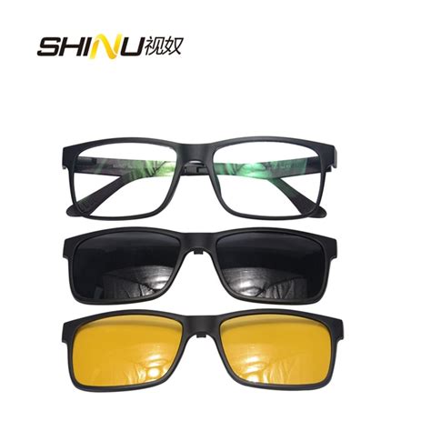 Polarized Prescription Sunglasses Magnetic Men Night Driving Glasses ...