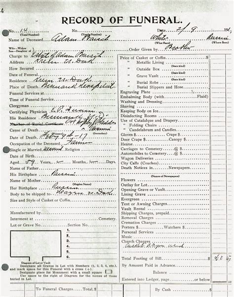 Fillatre funeral home records reveal a long-lost family secret today 21