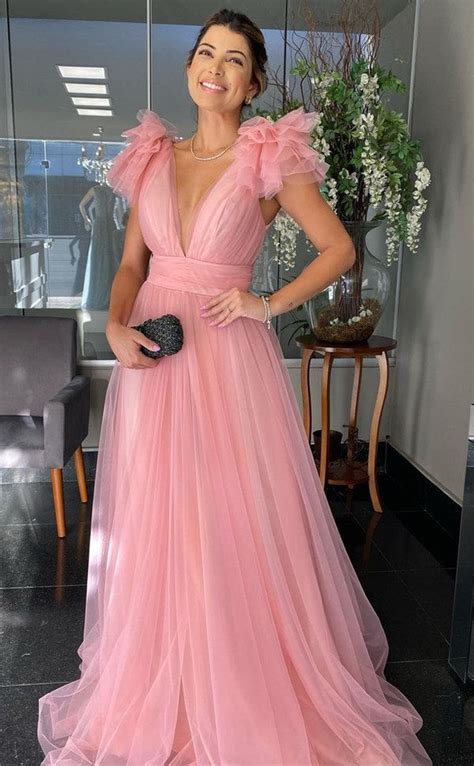 Vestido Rose Para Casamento - Vestido rosa para madrinha de casamento: 90 vestidos para usar em 2023 ...