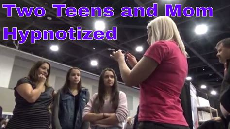 2 Teens And Mom Experience Hypnosis Youtube