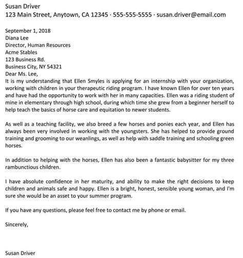 15+ Sample Recommendation Letter for Internship (Writing Tips)