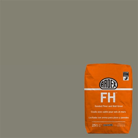 Ardex Fh Sanded Floor And Wall Grout Stormy Mist 25 25 Lb 22226