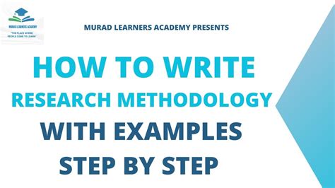 How To Write Research Methodology In 9 Easy Steps By 2023 L How To