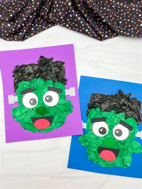 21 Adorable Halloween Tissue Paper Crafts For Kids