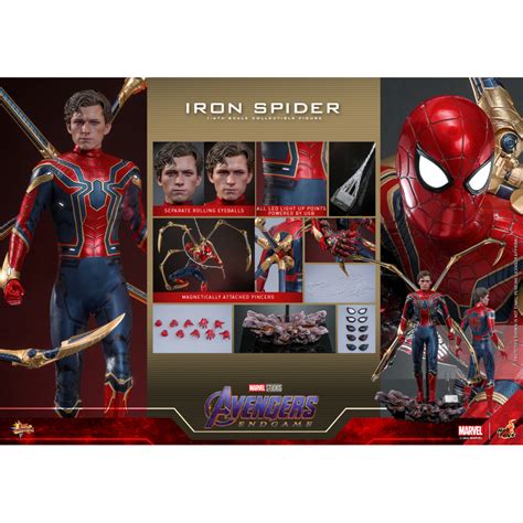 Hot Toys Marvel Avengers Endgame Iron Spider MMS 1 6 Figurine