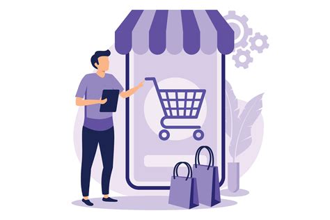 Ecommerce Application Illustration Graphic By Alwi Chabib Creative