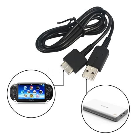 Hot Selling 2 In 1 USB Data Transfer Sync Charger Cable Cord For Sony PS Vita For PSV In