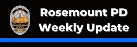 Rpd Weekly Update