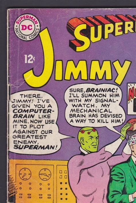 Superman S Pal Jimmy Olsen Jul Vg Dc Brainiac Comic