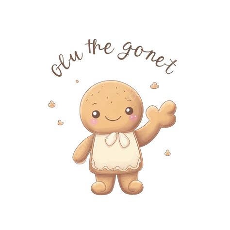 Gingerbread Cookies Say Good Bye Png Illustration Say Bye Sweet Png