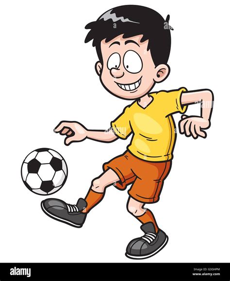 Ilustraci N Vectorial Del Futbolista Imagen Vector De Stock Alamy