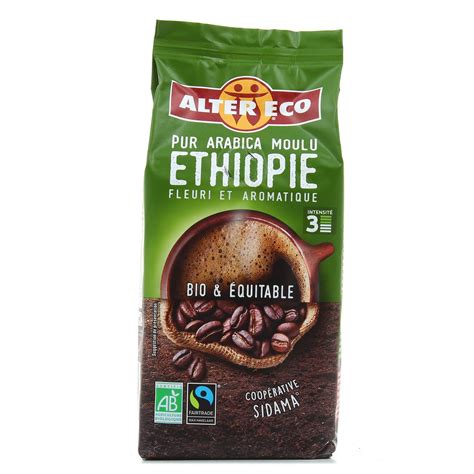 Alter Eco Commerce Equitable Caf Pur Arabica Moulu D Ethiopie Bio