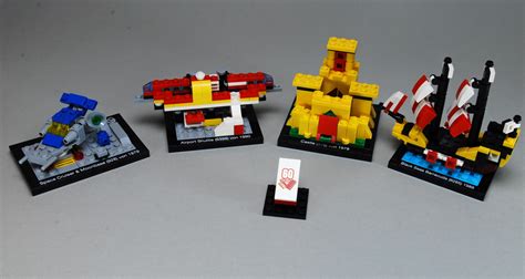 Lego Steindrucker / Marketing Bausteine. 60 Jahre Lego + Custom Erweiterung