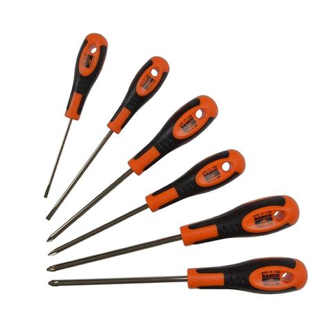 Bahco 600 Series Screwdriver Set 6 Piece Hss Hire