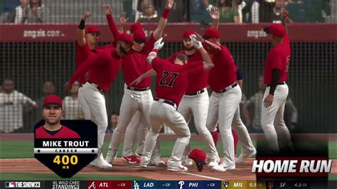 Mike Trout Hits 50th Home Run And 400th Career Home Run In Mlb The Show