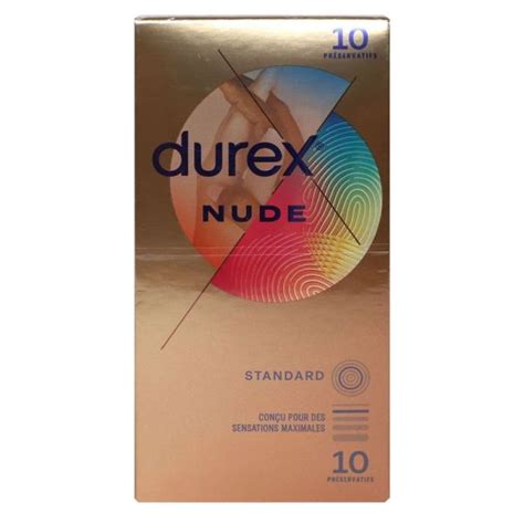 Durex Préservatifs Ultra fin x10 Nude Durex