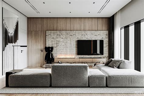 Living Room Design on Behance