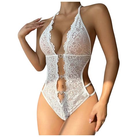 Women S Attractive Lingerie One Piece Sexy Corset Lingerie For Women Lace Bodysuit M Walmart