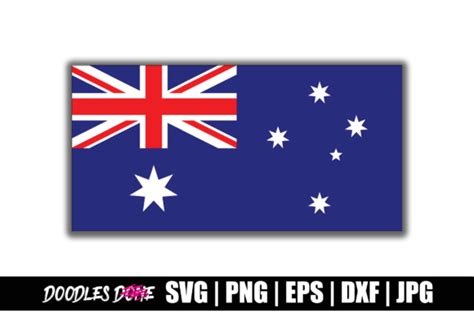 Australia Flag SVG Graphic By Doodlesdone Creative Fabrica