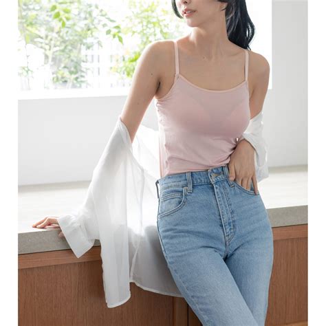 フランデランジェリー fran de lingerie 人気のふわ盛パターンのカップを採用モダール生地で着心地 ふわ盛ブラキャミソール 機能性インナー ピンク ファッション通販