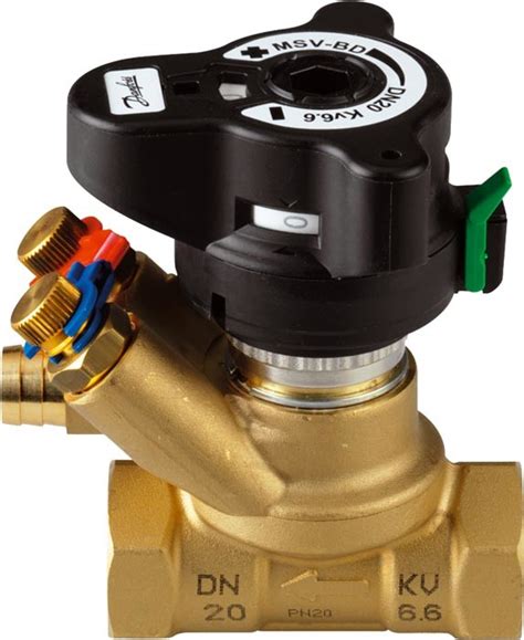 Danfoss Leno MSV-BD vyvažovací ventil, DN25, vnitřní závit 003Z4003 od ...