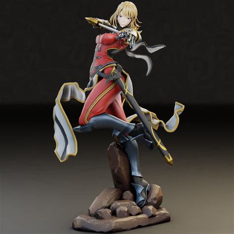 solo leveling cha hae   print model   presetsfxcom