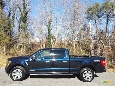 2021 Antimatter Blue Ford F150 Platinum SuperCrew 4x4 #143532444 Photo ...