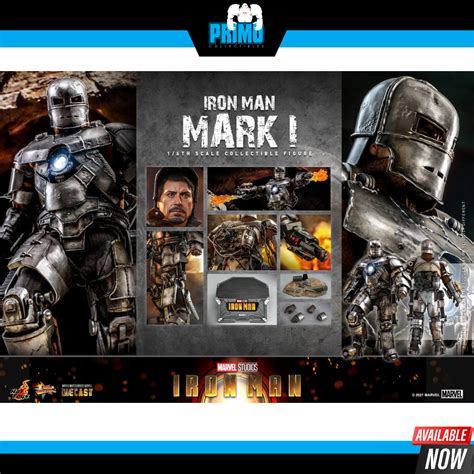 Hot Toys MMS605D40 Iron Man 1 6th Scale Iron Man Mark I Collectible Figure Shopee Singapore