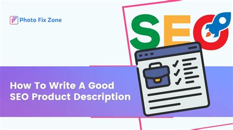 How To Write A Good Seo Product Descriptions