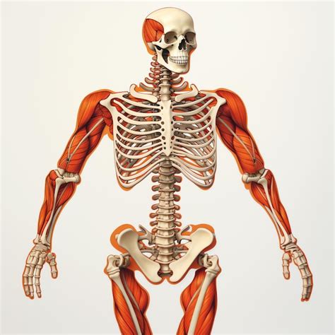 premium photo  skeleton  muscles  bones