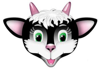 Маска козы — Все для детского сада