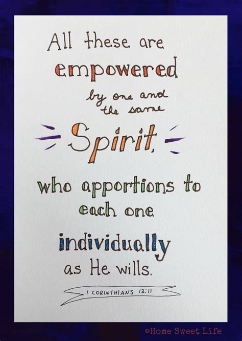 Home Sweet Life 1 Corinthians 1211