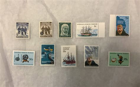 Australian Antarctic Territory Stamps Douglas Mawson In Antarctica At