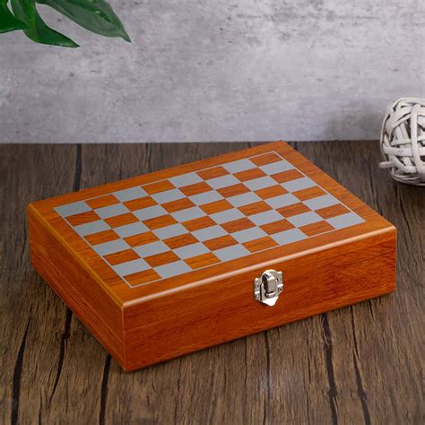 Комплект шах с фласк - Gold | S-gifts.bg